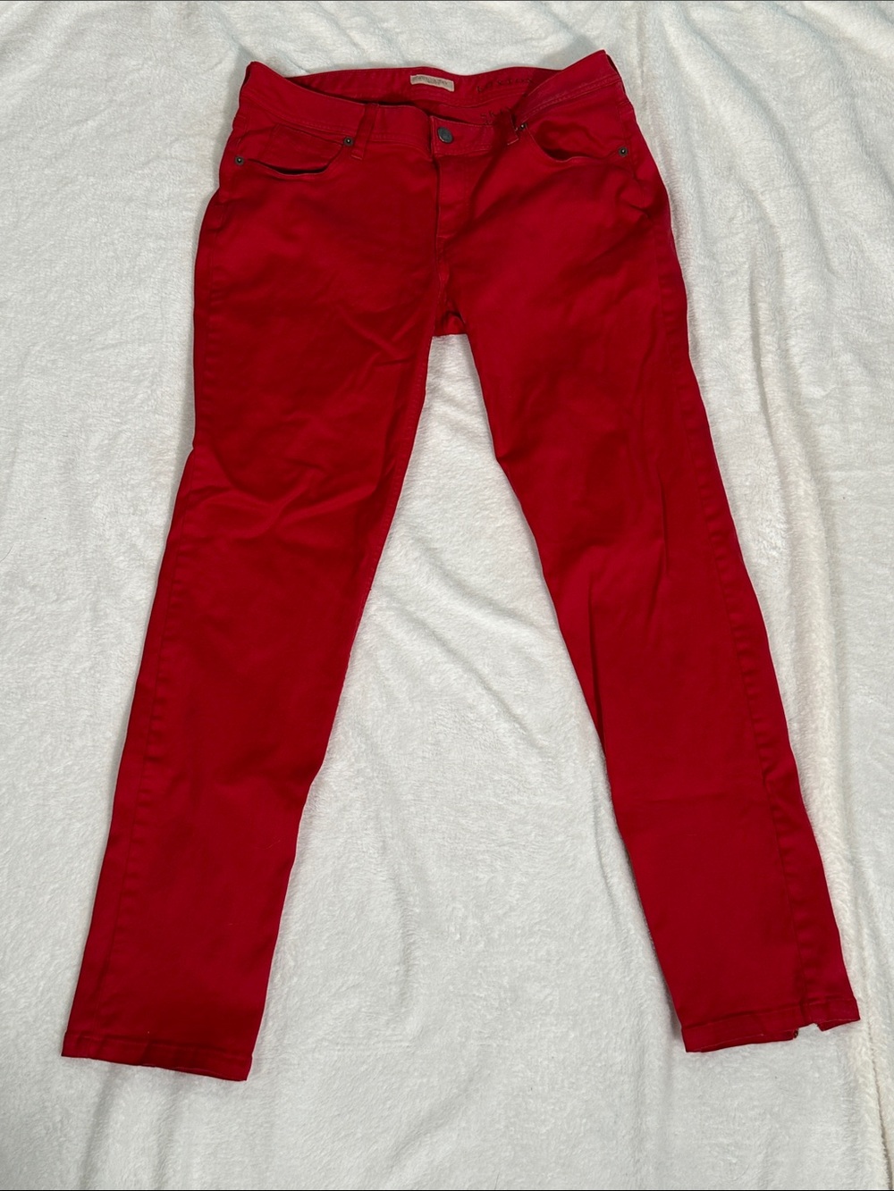 Burberry Red Skinny Jeans for Women